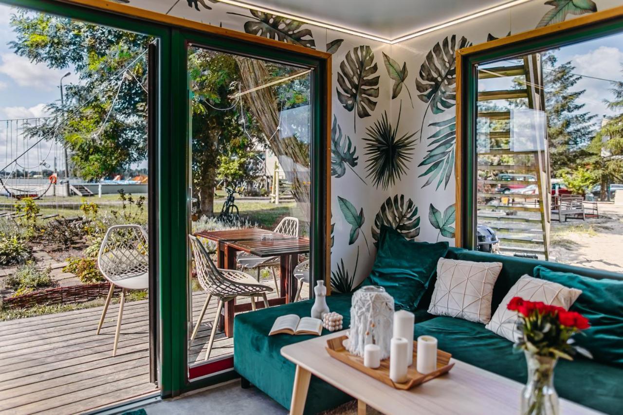 Herbals - Tree&Lake Houses With Bath, Sauna, Bikes, Motorboat Mielno  Chambre photo