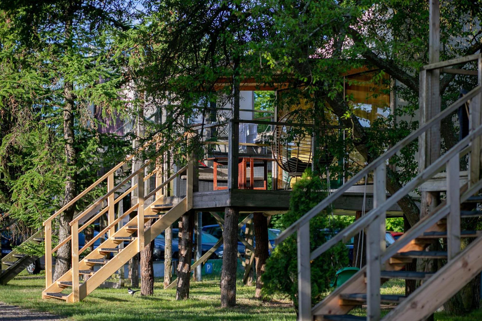 Herbals - Tree&Lake Houses With Bath, Sauna, Bikes, Motorboat Mielno  Chambre photo