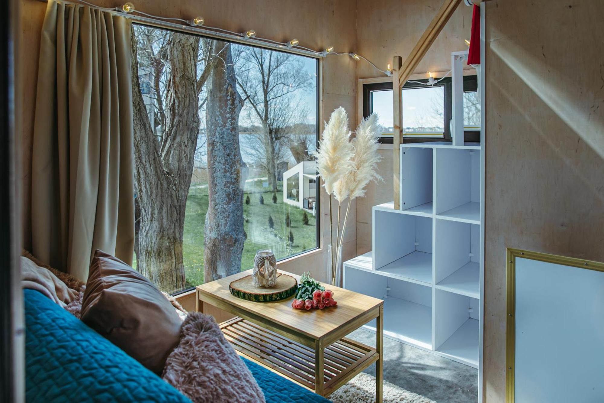 Herbals - Tree&Lake Houses With Bath, Sauna, Bikes, Motorboat Mielno  Chambre photo