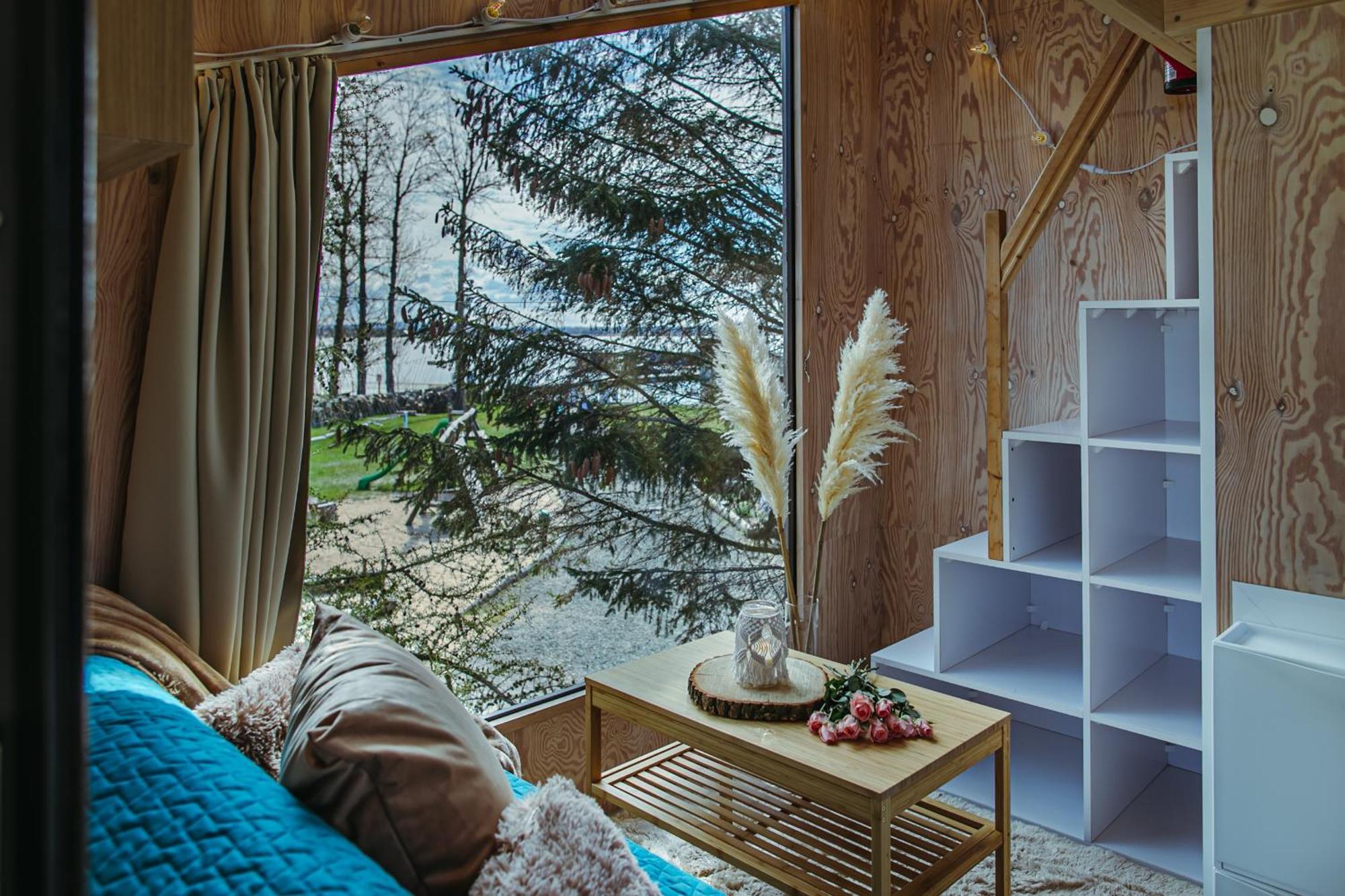 Herbals - Tree&Lake Houses With Bath, Sauna, Bikes, Motorboat Mielno  Chambre photo
