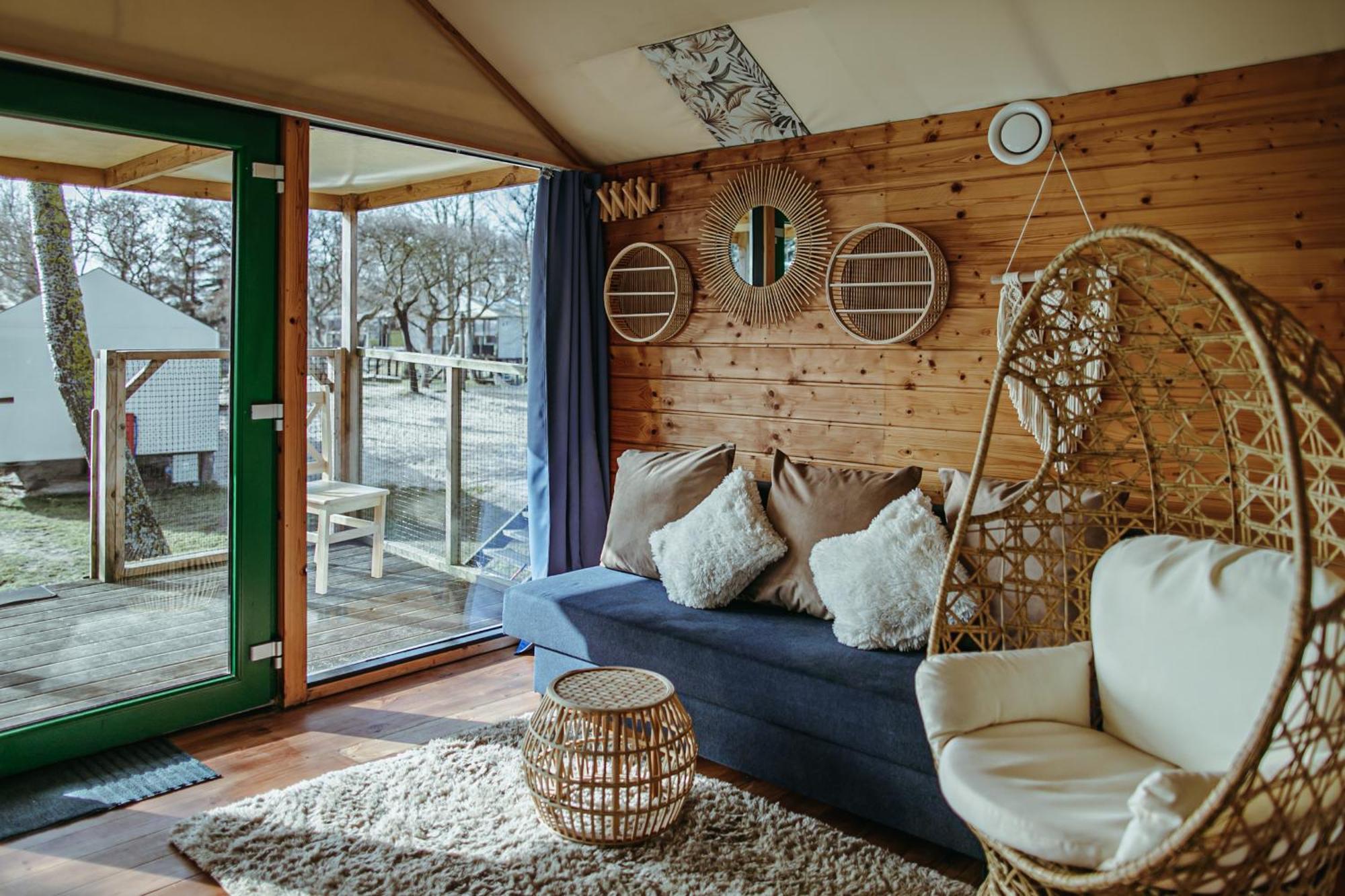 Herbals - Tree&Lake Houses With Bath, Sauna, Bikes, Motorboat Mielno  Chambre photo